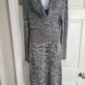 Cowlneck Sweater Dress